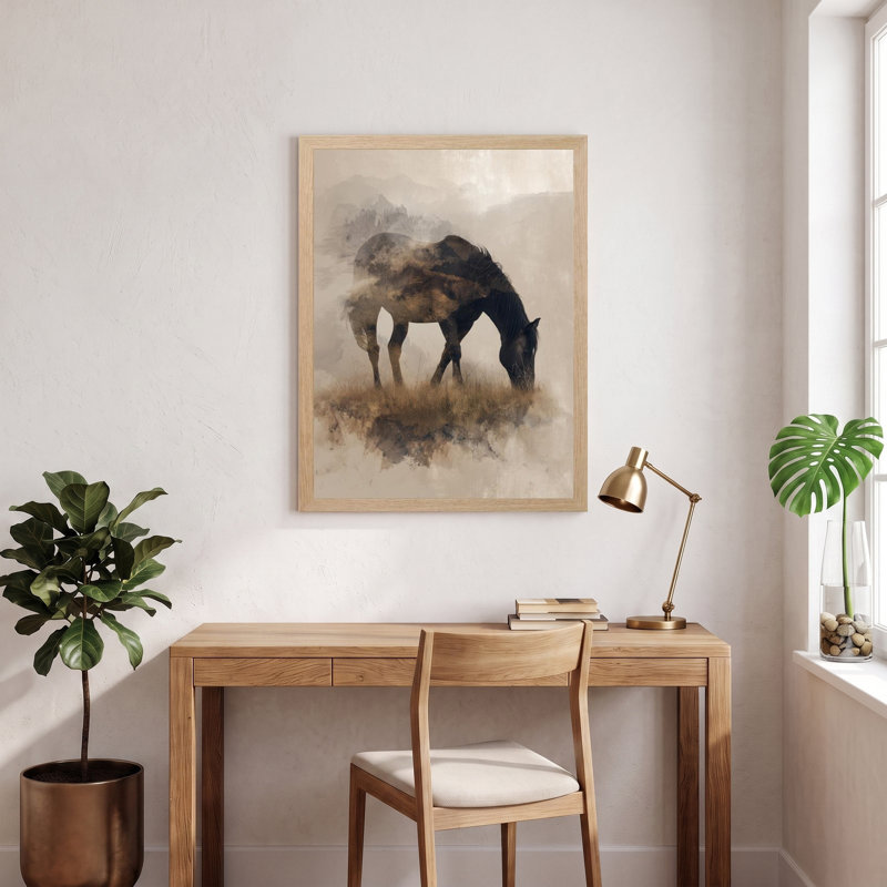 In the Dust of Morning, 20" H x 26" W