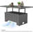 Cahlan Extendable Rectangular Metal Outdoor Dining Table