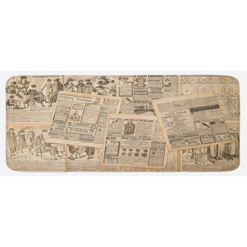 Tapis de cuisine antique