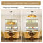 1 - Light Farmhouse Boho Wooden Chandelier