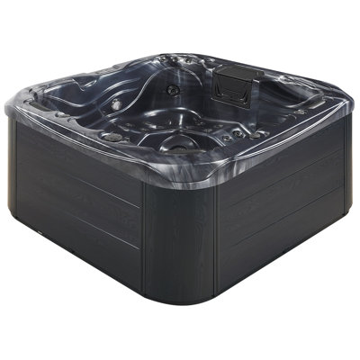 Belfry Bathroom Mulvihill 220V 31 - Jet Acrylic Square Hot Tub with Ozonator