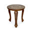 Table ronde Indian Bone Inlay