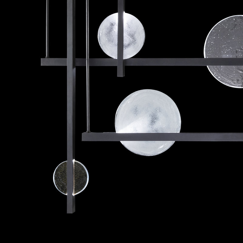 Selene 12 - Light LED Pendant, Black