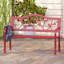 Powder Coated Steel Outdoor Bench
