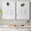 «Sketchy Silhouette I», ensemble de 2 reproductions d'art-2097870516-2097967204-2097967205