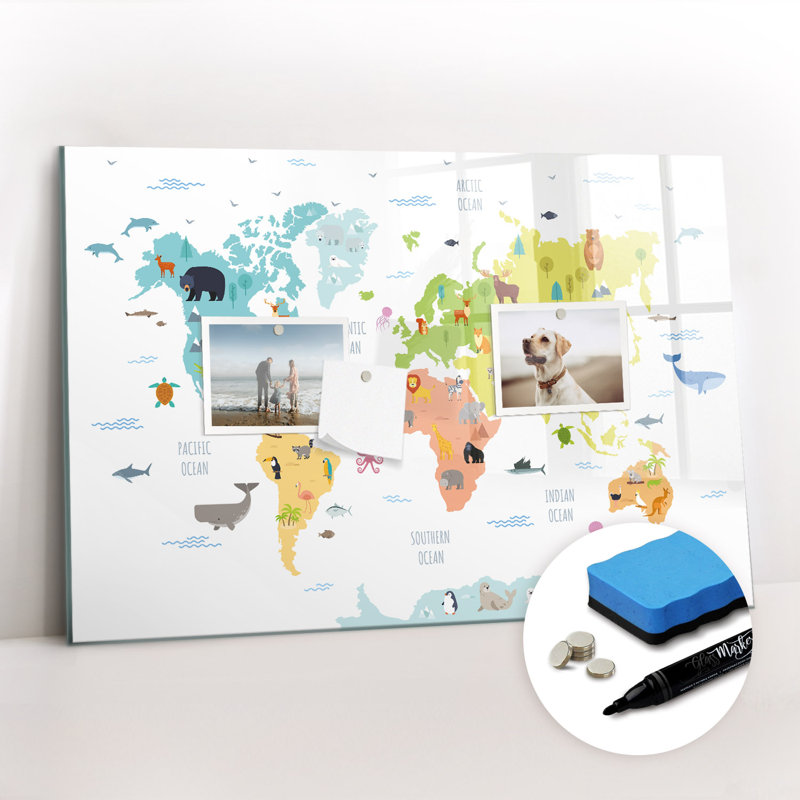 Magnetic Glass Dry Erase Board