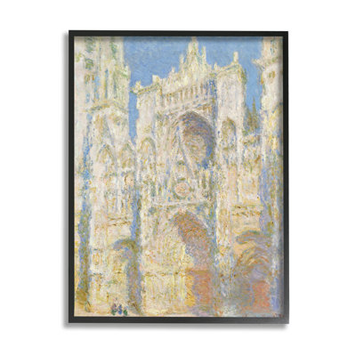 Cathédrale de Rouen, façade ouest, Claude Monet par One1000paintings - peinture sur toile