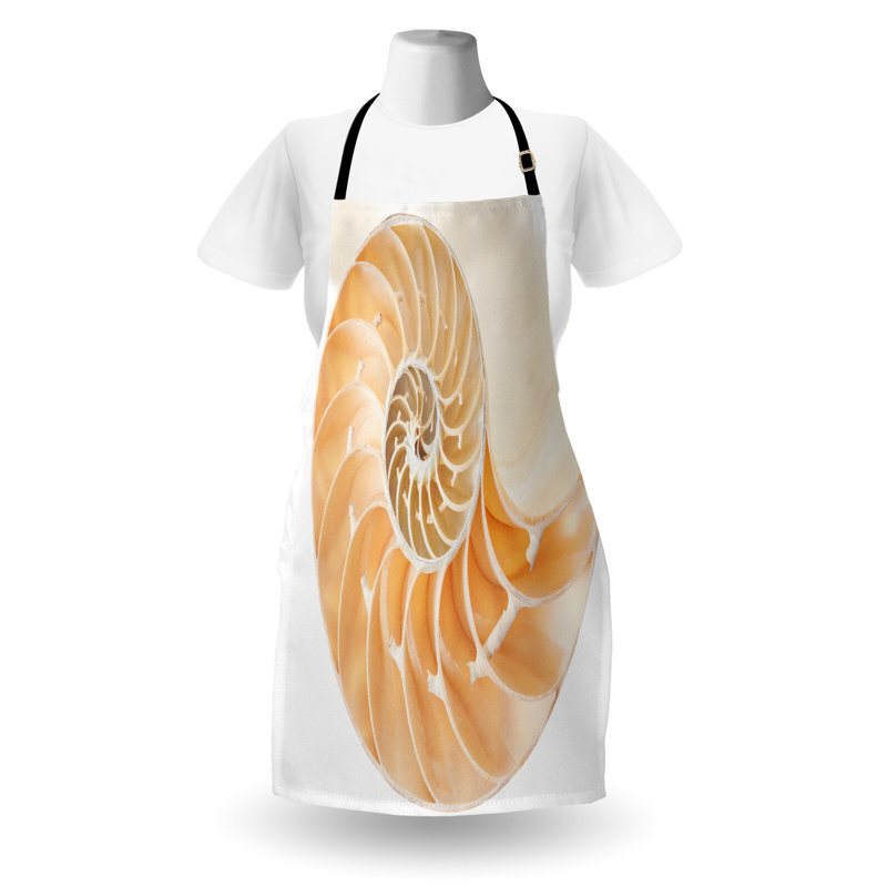 Tablier de préparation et saveur ivoire unisexe, conception hélice Curves, taille adulte, blanc crème