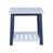 Dessus de craie antique / base bleue