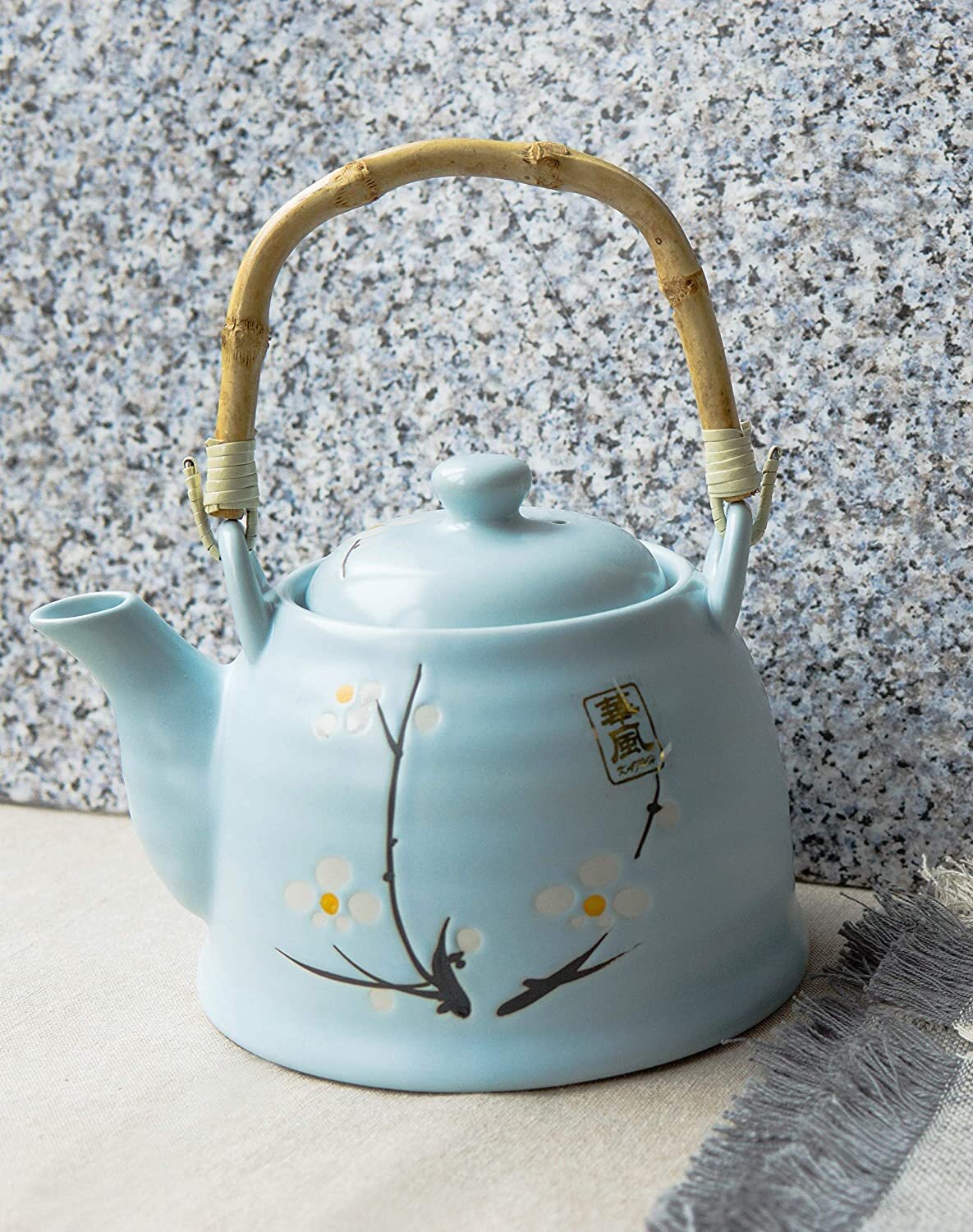 Bungalow Rose 36oz. Floral Teapot