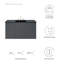 Ensemble de meuble-lavabo mural Bryn-888096323-888096322