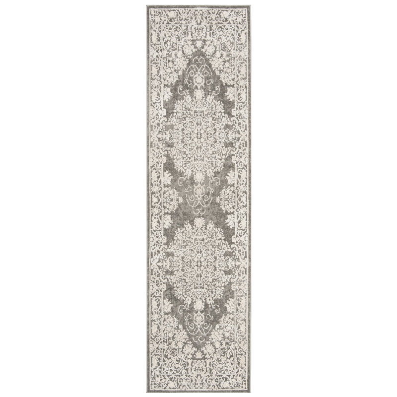 Espinal Area Rug, Grey/Cream, Runner 69 x 244 cm