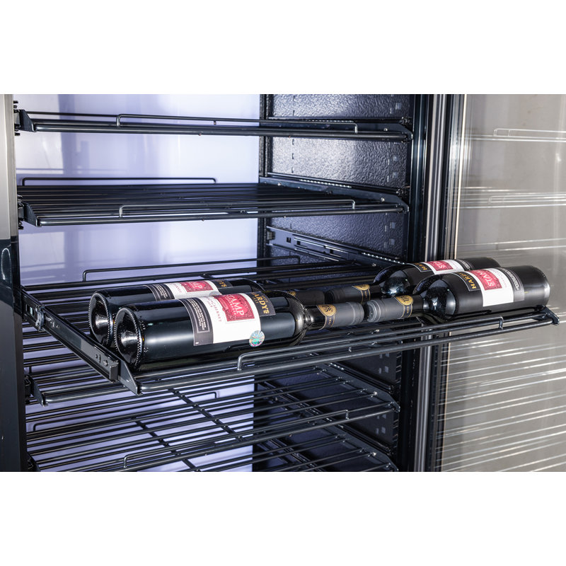 ELISII Single Zone 31.5'' Built-In 129 Bottle Wine Refrigerator with Reversible Door
