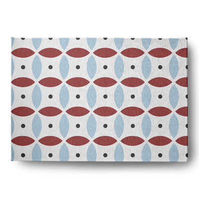 Cynai Chenille Geometric Indoor Rug