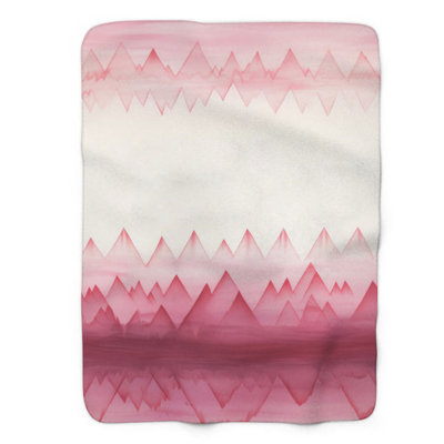Doux rose doux - 1 pièce Sherpa Premium
