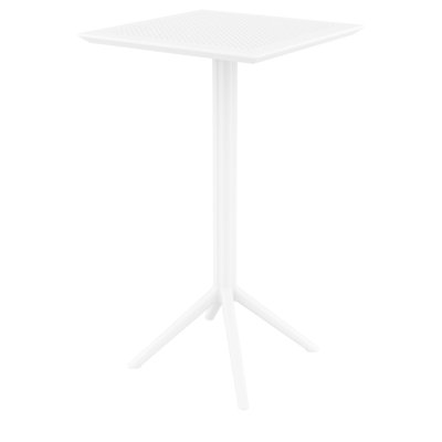 Farrah Square Resin Outdoor Folding Bar Table