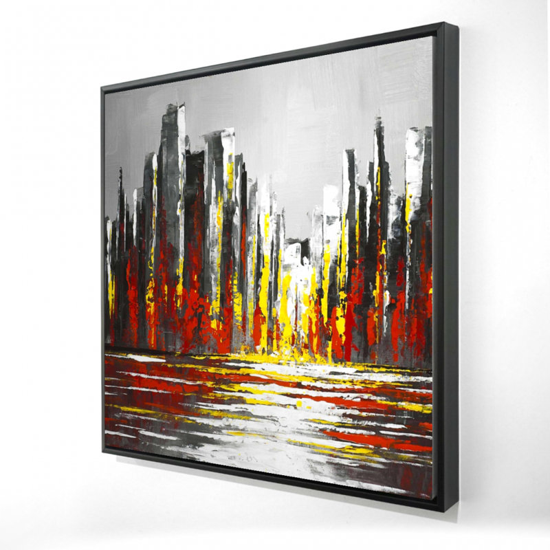 " Abstract Red Skyline "