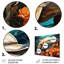 «Dolphin Marine Symphony Geometric - Animals», reproduction d'art en métal-1132906565