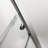 Shower Door 48" W X 72"H Single Sliding Bypass Shower Enclosure, 1/4 In. (6Mm), Brushed Silver