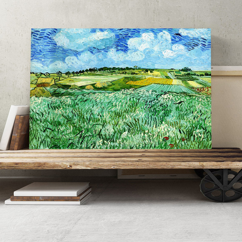 Landscape by Vincent van Gogh - Wrapped Canvas - Framed Print, 50cm H x 76cm W