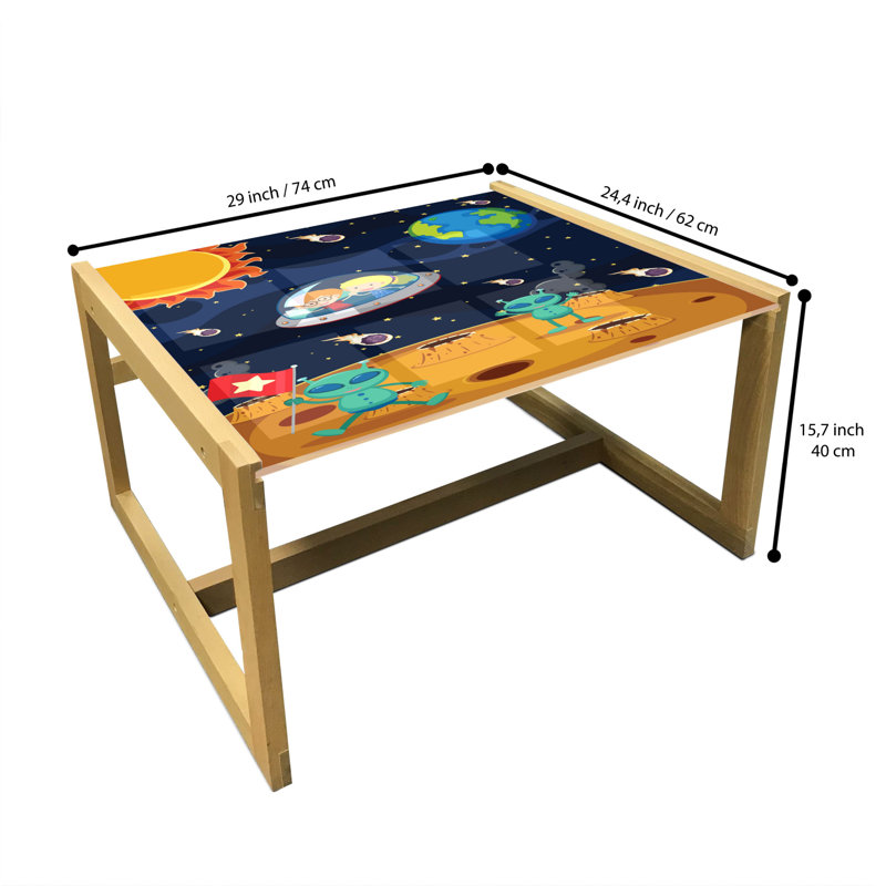 Isatu Sled Coffee Table, 40cm H x 74cm W x 62cm D