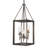 Averee 3 - Light Steel Dimmable Lantern Tiered Chandelier-1363758807