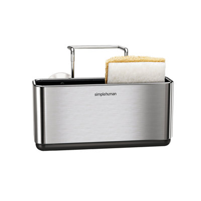 Simplehuman Slim Sink Caddy, Brushed Stainless Steel