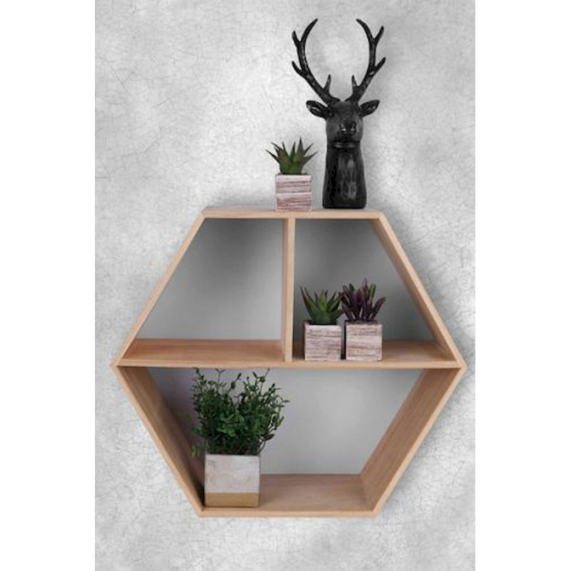 Tablette flottante hexagonale 2 pièces Jawhar