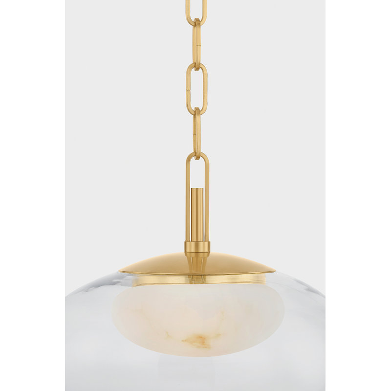 Moore Pendant in Aged Brass
