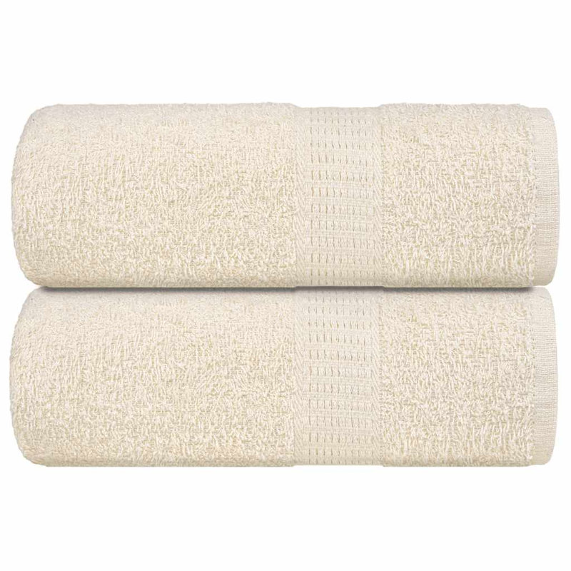Ressa 100% Cotton Fingertip Towel, Cream