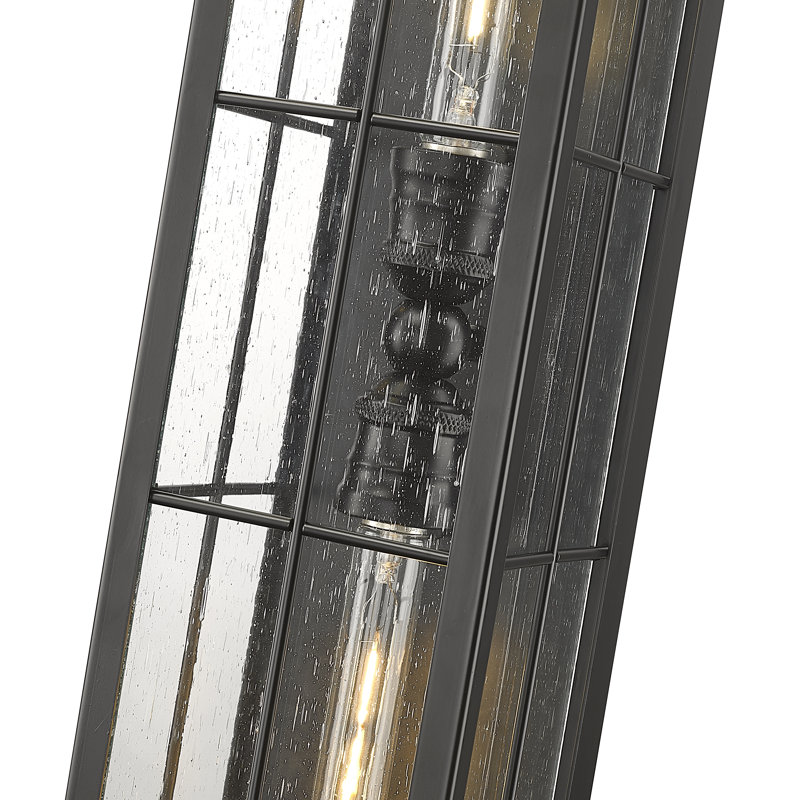 Applique murale d'extérieur 2 lumières Deebora, H 23,5 po x l 6 po x P 6,5 po