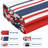 Outdoor Rug Reversible Plastic Straw Rug Waterproof Outdoor Camping Rug for Patio, Modern Striped Patio Rug, Outdoor Carpet for Porch, Deck-1873643398