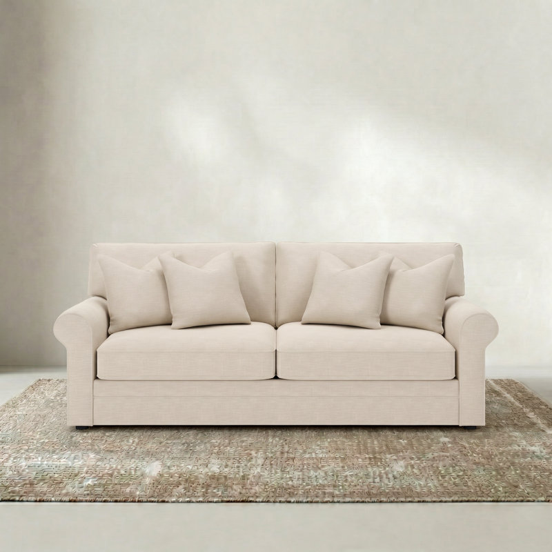 Charlie Queen Sleeper Sofa, Conversation Ivory