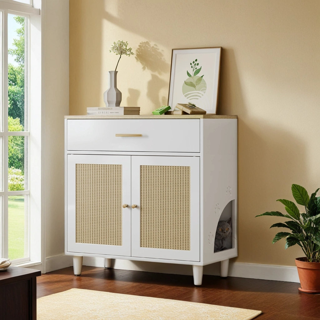 Bay Isle Home™ Annaus Litter Box Enclosure | Wayfair