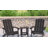 All-Weather Poly Resin Wood Adirondack Chairs with Side Table-88681444