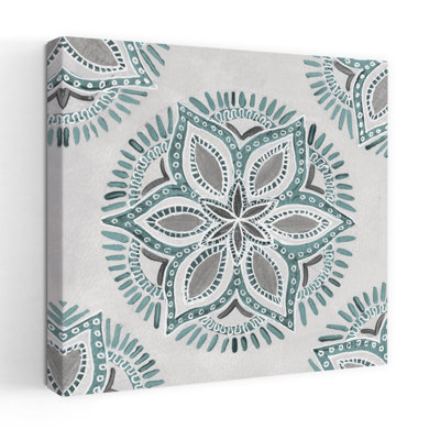 Étoile mandala II, art floral