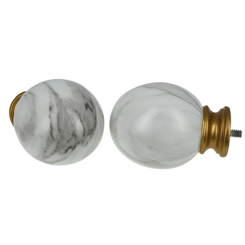Oliveah Adjustable Double Curtain Rod, 36" - 72"