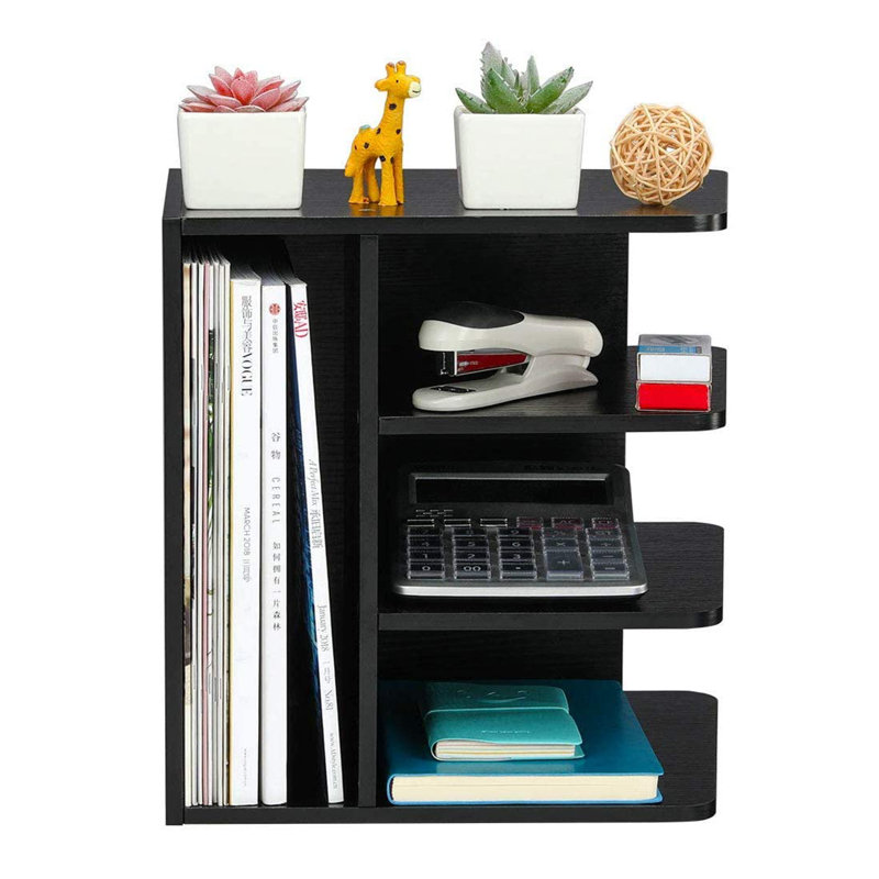 Kleban Wood Magazine Holder, Black