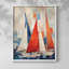 Série NAUTICAL CDVI - reproduction encadrée de qualité supérieure - prête à être accrochée - aucun clou requis-249610963-249610984