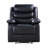 Eilbra Black Synthetic Leather Power Motion Recliner-2050421495