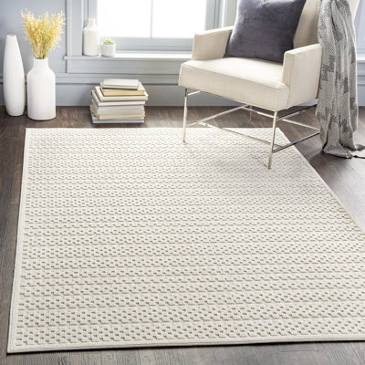 Tapis intérieur / extérieur crème Emert