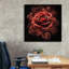 «Red Rose Smoke» par Rey Klimt, art mural-1945571413