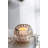 Shiny Light Amber Oval Cutout Text Glass, Set Of 4, Perfect For Adding Elegance And Style To Any Table Setting