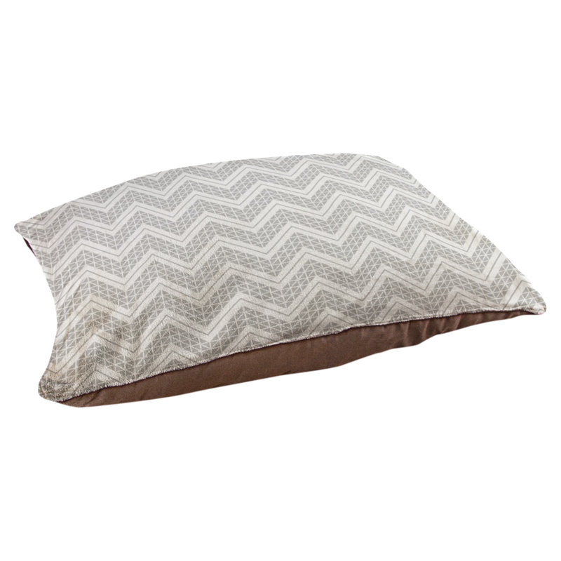 Coussin Chelan, Petit (l 28 po x P 18 po x H 6 po), Gris clair