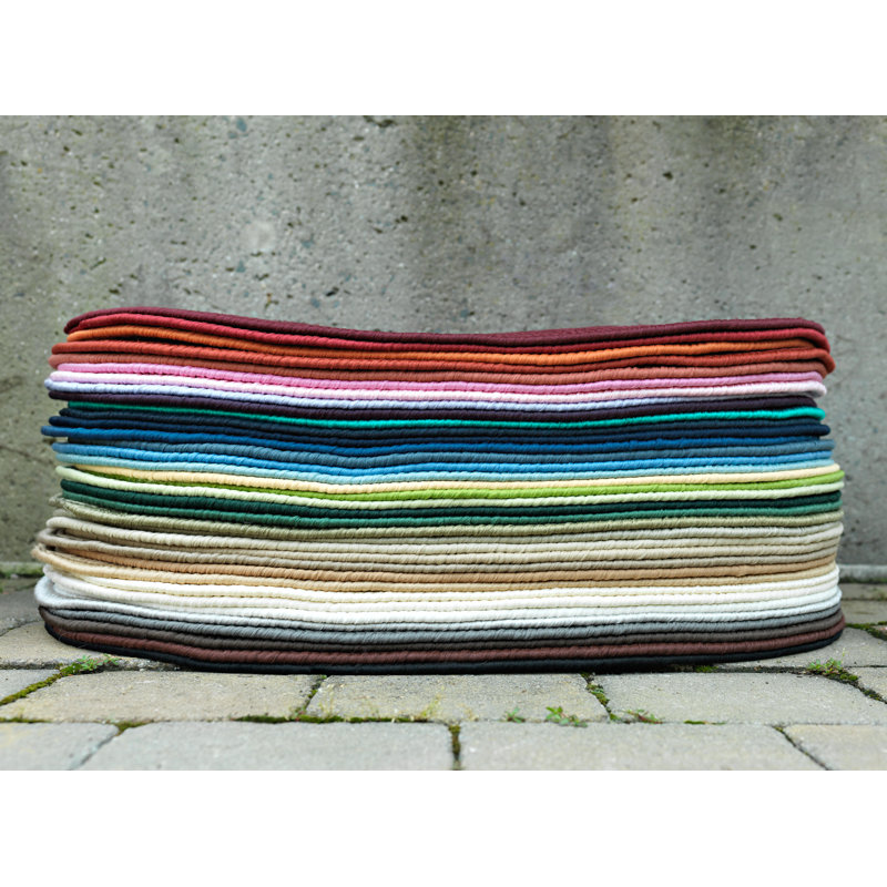 Tapis intérieur / extérieur Audryanna, Rectangle 5 pi x 7 pi, Noix de cajou
