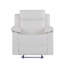 Fauteuil inclinable blanc avec lumière DEL Blanche