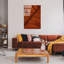 Superbe peinture murale en verre trempé 27,6 po x 39,4 po | 100% verre trempé, épaisseur: 0,16 pouce | Décoration élégante pour le salon ou le bureau, durable et facile à nettoyer, idée de cadeau parfaite