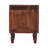 Solid Wood Harper Nightstand,Brown,2-Drawer