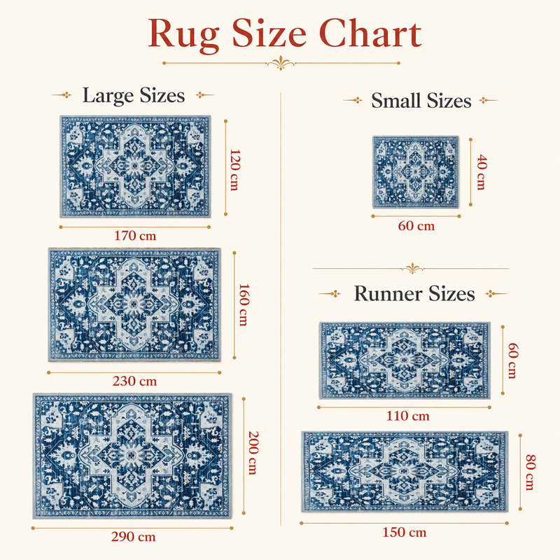 Caradoc Persian Area Rugs – Traditional Elegance for Any Room, Rectangle 160 x 230cm