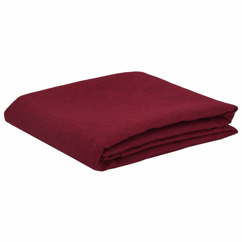  Table Cloth Tablecloth Dining Cover Kitchen Living Room Polyester Decor, Wine Red, 5